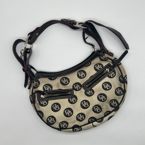 Dooney & Bourke Monogram Purse Hobo Handbag - Picture 1 of 11